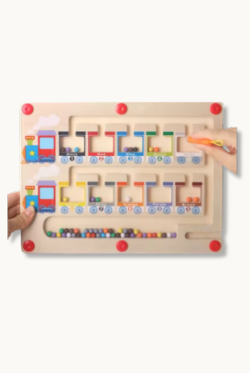 🧠 Jouet Montessori – stylo magnétique, tri, planche de comptage & motricité | JeuxPourToi™