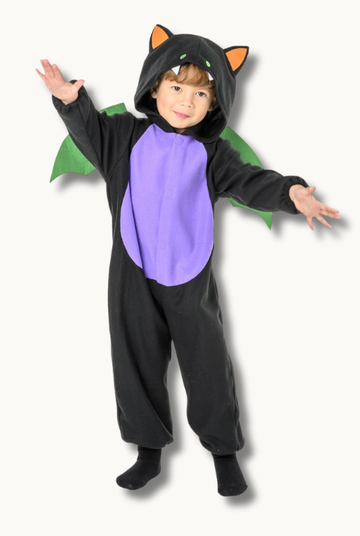 Déguisement Chauve-Souris Enfant 2–4 ans – Combinaison Douce et Ailes Amovibles | jeuxpourtoi™