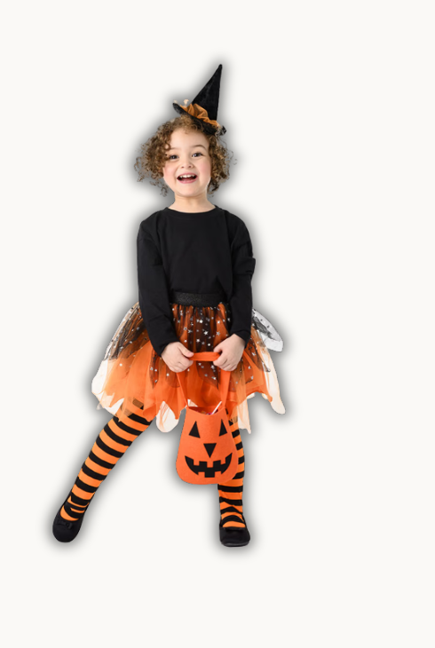 🧙♀️ Déguisement Sorcière Ambre – Ensemble Halloween Enfant | JeuxPourToi™