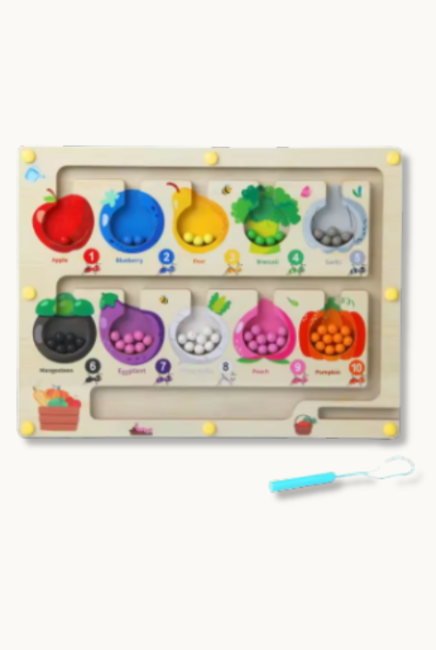 đ§ Jouet Montessori â stylo magnĂ©tique, tri, planche de comptage & motricitĂ© | JeuxPourToiâą