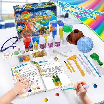 🧪 Kit Scientifique Enfants – Chimie, Volcans & Expériences | JeuxPourToi™
