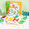 Jeu en bois Montessori - Rope Letter Jeuxpourtoi™
