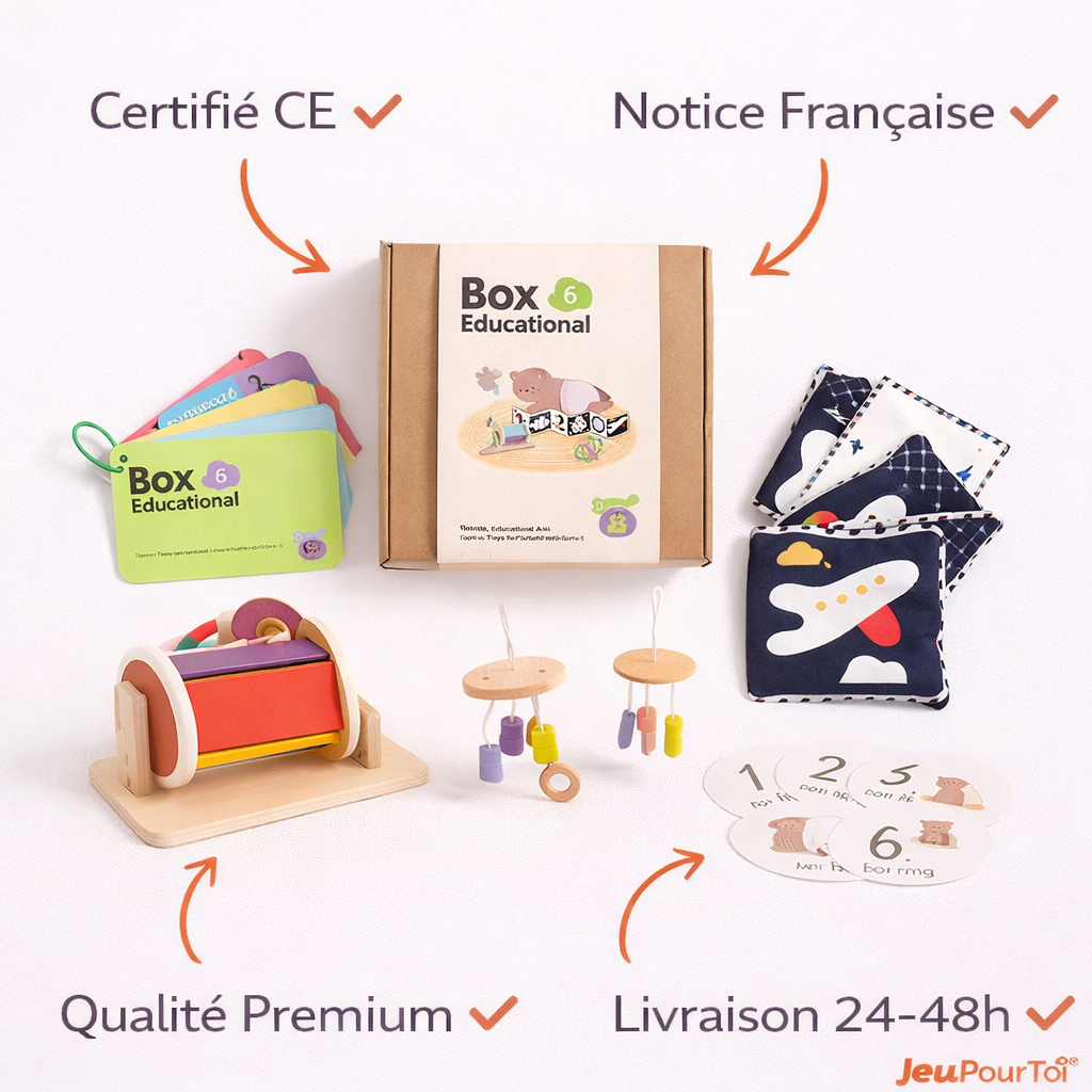 Coffret jouets bébé 9-12 mois Montessori : le guide pour bien choisir