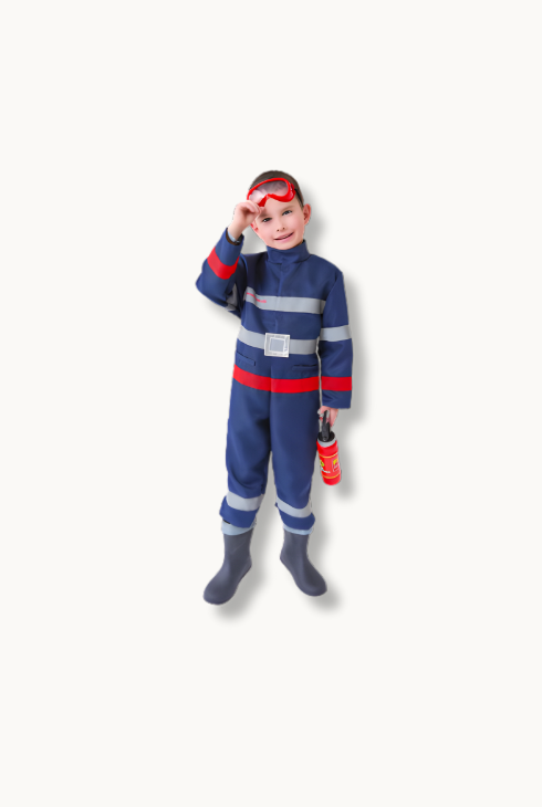 🚒 Déguisement Pompier avec Accessoires 3-5 ans | Jeupourtoi™