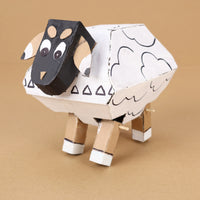 Mouton en Carton à Imprimer | Kit PDF | DIY Enfant 6-9 ans