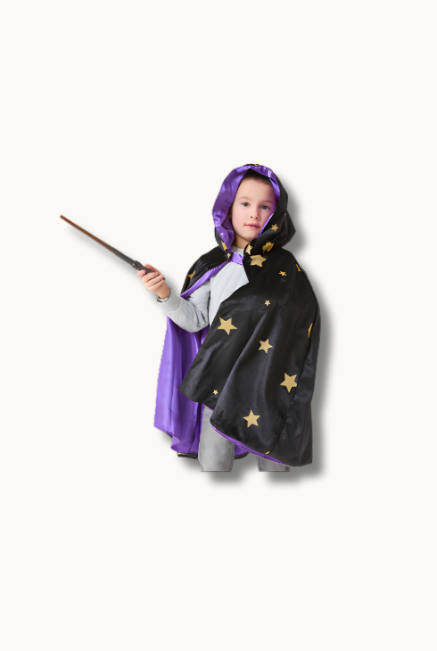 Cape de Magicien Réversible Enfant 3–8 ans – Édition Halloween | jeuxpourtoi™