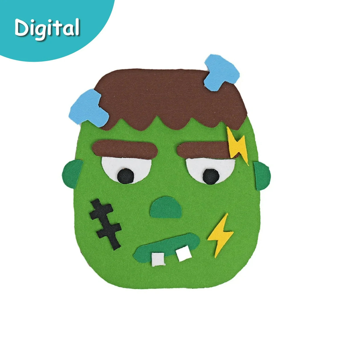 Visage de Monstre à Composer | Kit PDF | DIY Enfant 6-9 ans