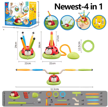 Jouet 4-en-1 Éducatif & Amusant pour Enfants | Jeuxpourtoi™