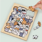 🐾 Puzzle créatif animal – jeux de table en bois Montessori | JeuxPourToi™