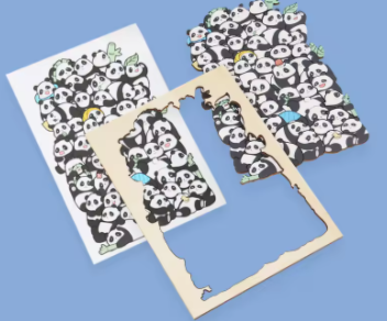 🐾 Puzzle créatif animal – jeux de table en bois Montessori | JeuxPourToi™