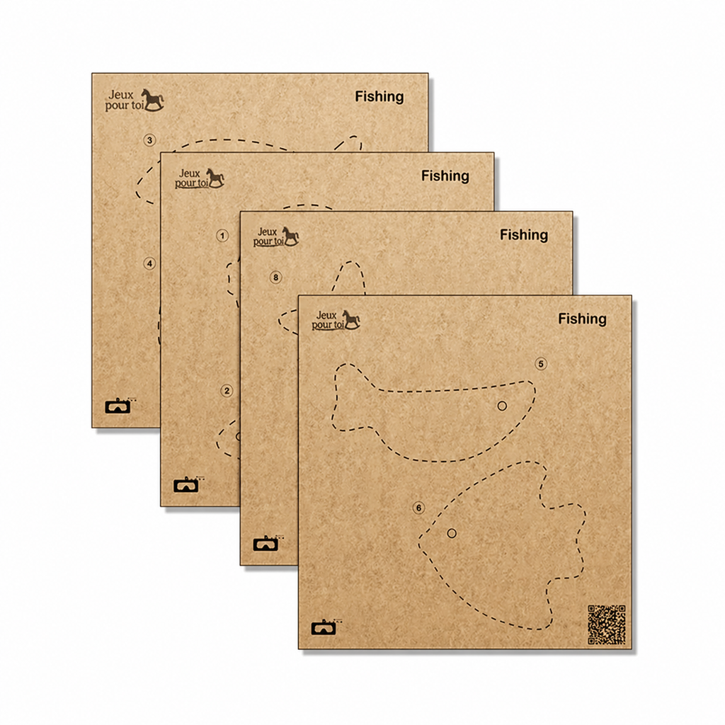 Kit Pêche Créatif™ — Jeu de Pêche en Carton à Fabriquer