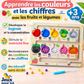 Jouet Montessori Stylo Magnétique – Tri Comptage Motricité Fine Enfant 2 3 ans