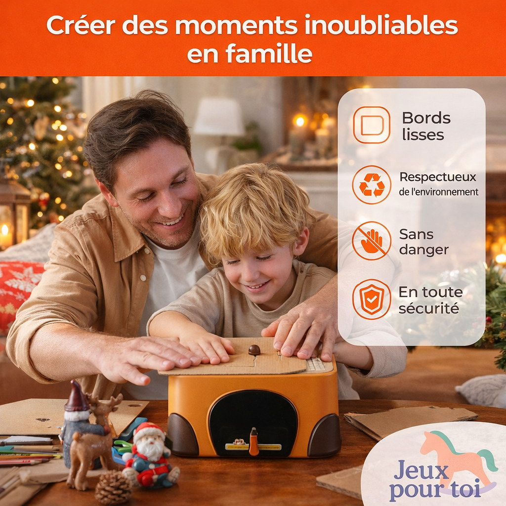 Petit Inventeur - La Scie à Carton Électrique 100% Sécurisée 🔧 Le Crea-Cut | JeuxPourToi™