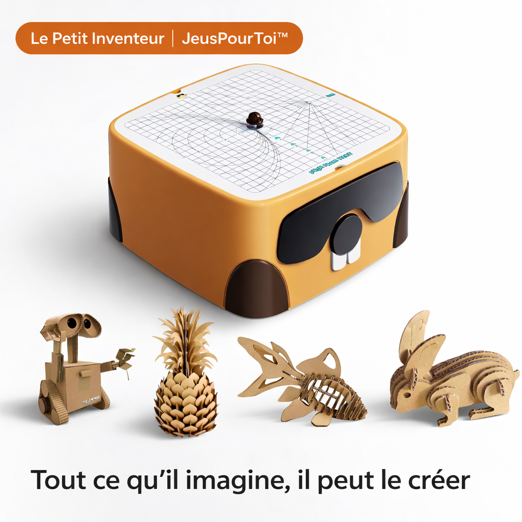 Petit Inventeur - La Scie à Carton Électrique 100% Sécurisée 🔧 Le Crea-Cut | JeuxPourToi™