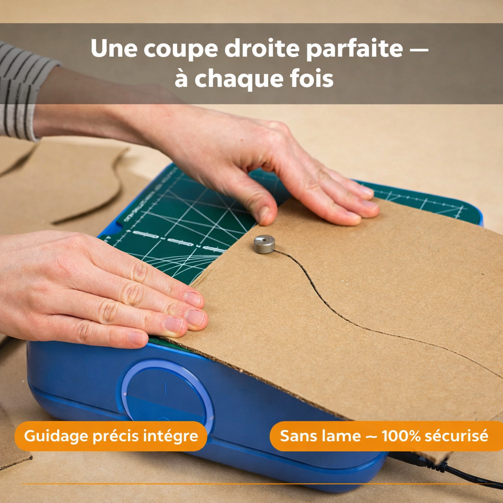Petit Inventeur - La Scie à Carton Électrique 100% Sécurisée 🔧 Le Crea-Cut | JeuxPourToi™