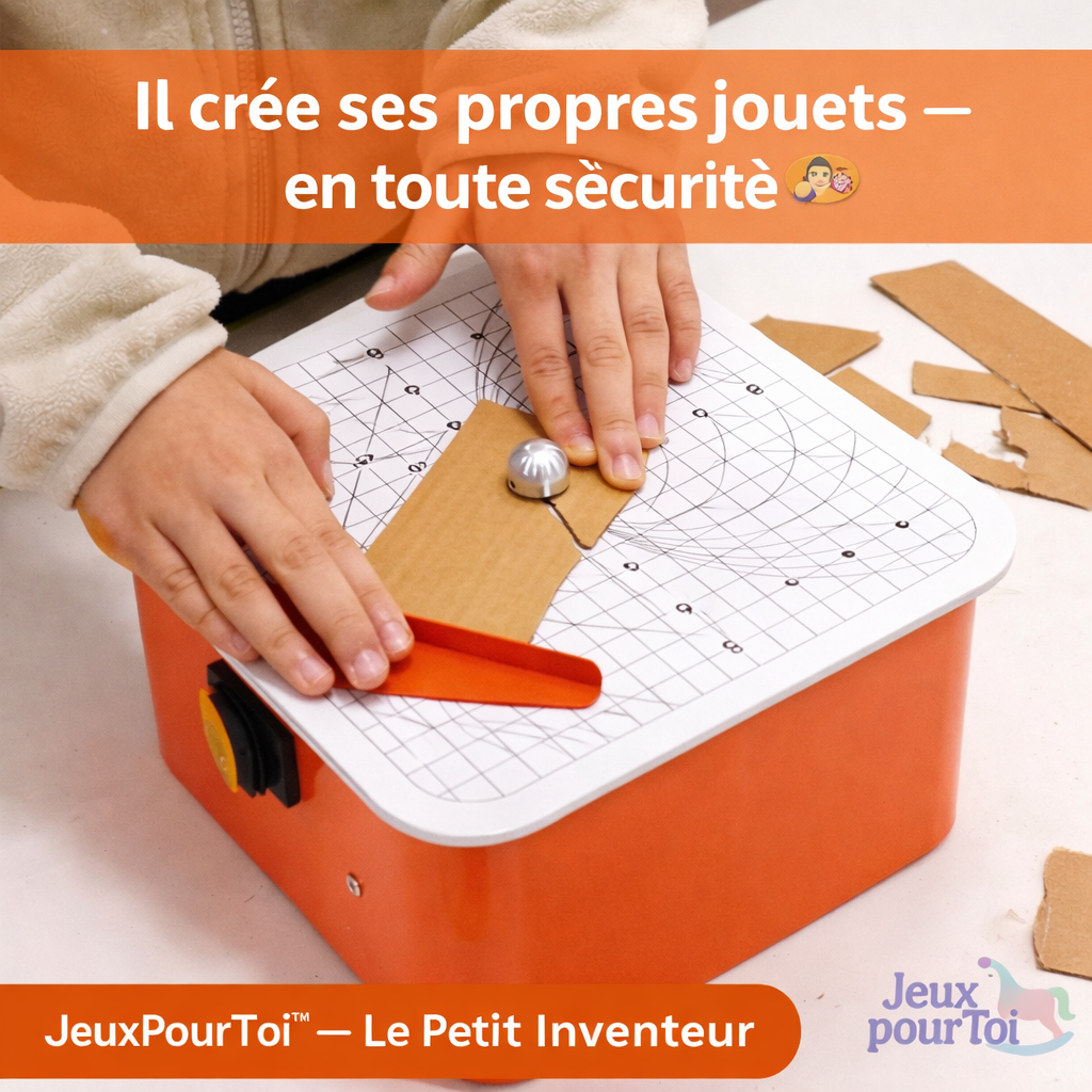 Petit Inventeur - La Scie à Carton Électrique 100% Sécurisée 🔧 Le Crea-Cut | JeuxPourToi™