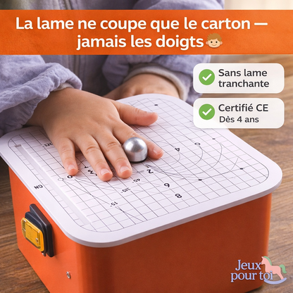 Petit Inventeur - La Scie à Carton Électrique 100% Sécurisée 🔧 Le Crea-Cut | JeuxPourToi™