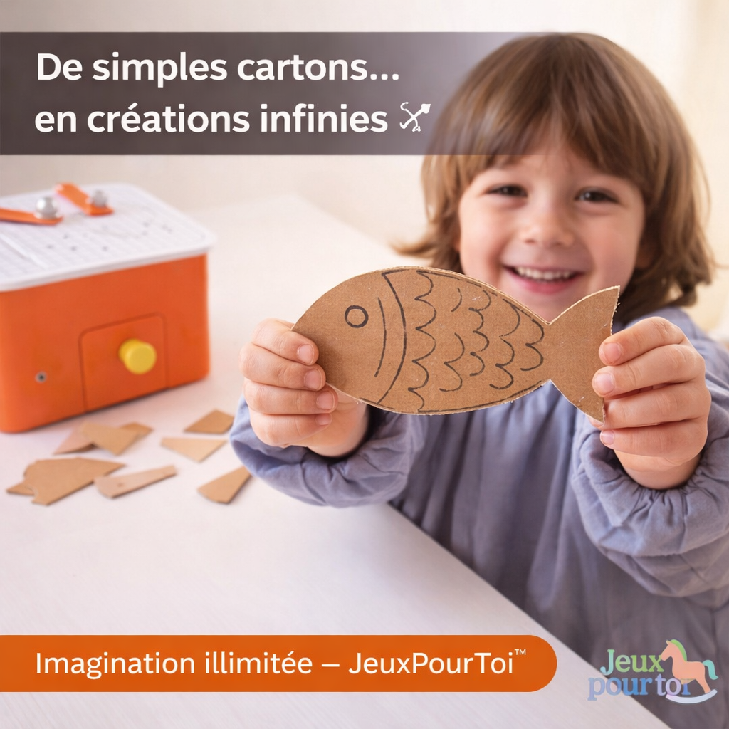 Petit Inventeur - La Scie à Carton Électrique 100% Sécurisée 🔧 Le Crea-Cut | JeuxPourToi™