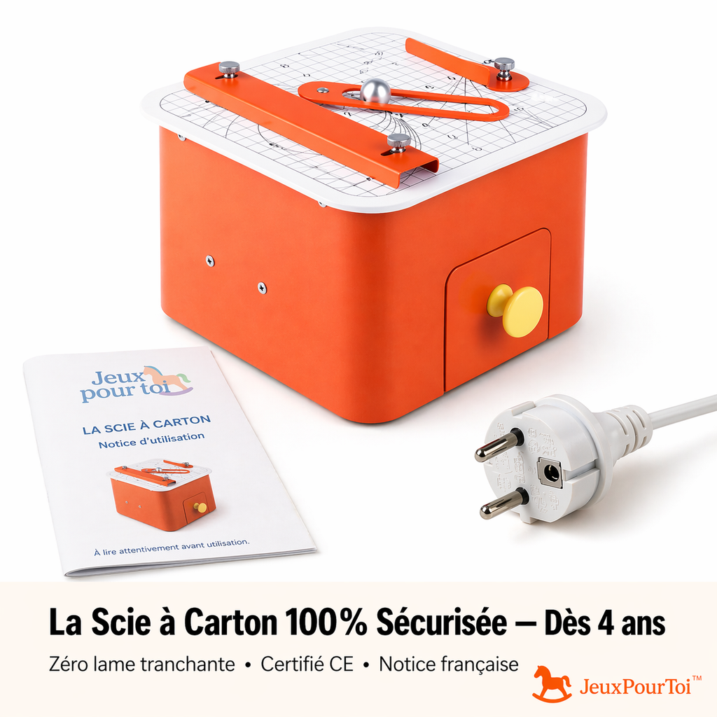 Petit Inventeur — La Scie à Carton 100% Sécurisée | JeuxPourToi™