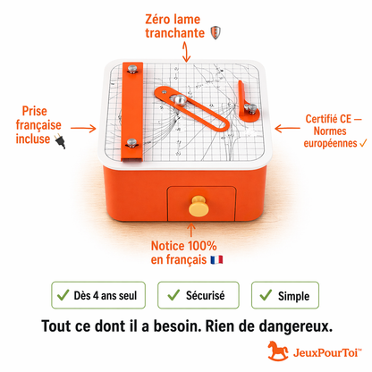 Petit Inventeur - La Scie à Carton Électrique 100% Sécurisée 🔧 Le Crea-Cut | JeuxPourToi™