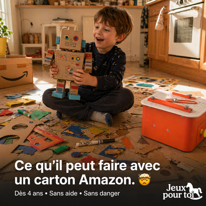 Petit Inventeur - La Scie à Carton Électrique 100% Sécurisée 🔧 Le Crea-Cut | JeuxPourToi™