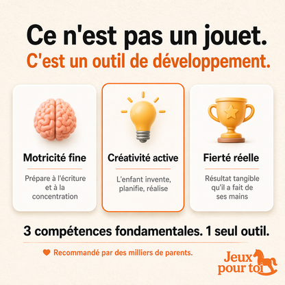 Petit Inventeur - La Scie à Carton Électrique 100% Sécurisée 🔧 Le Crea-Cut | JeuxPourToi™