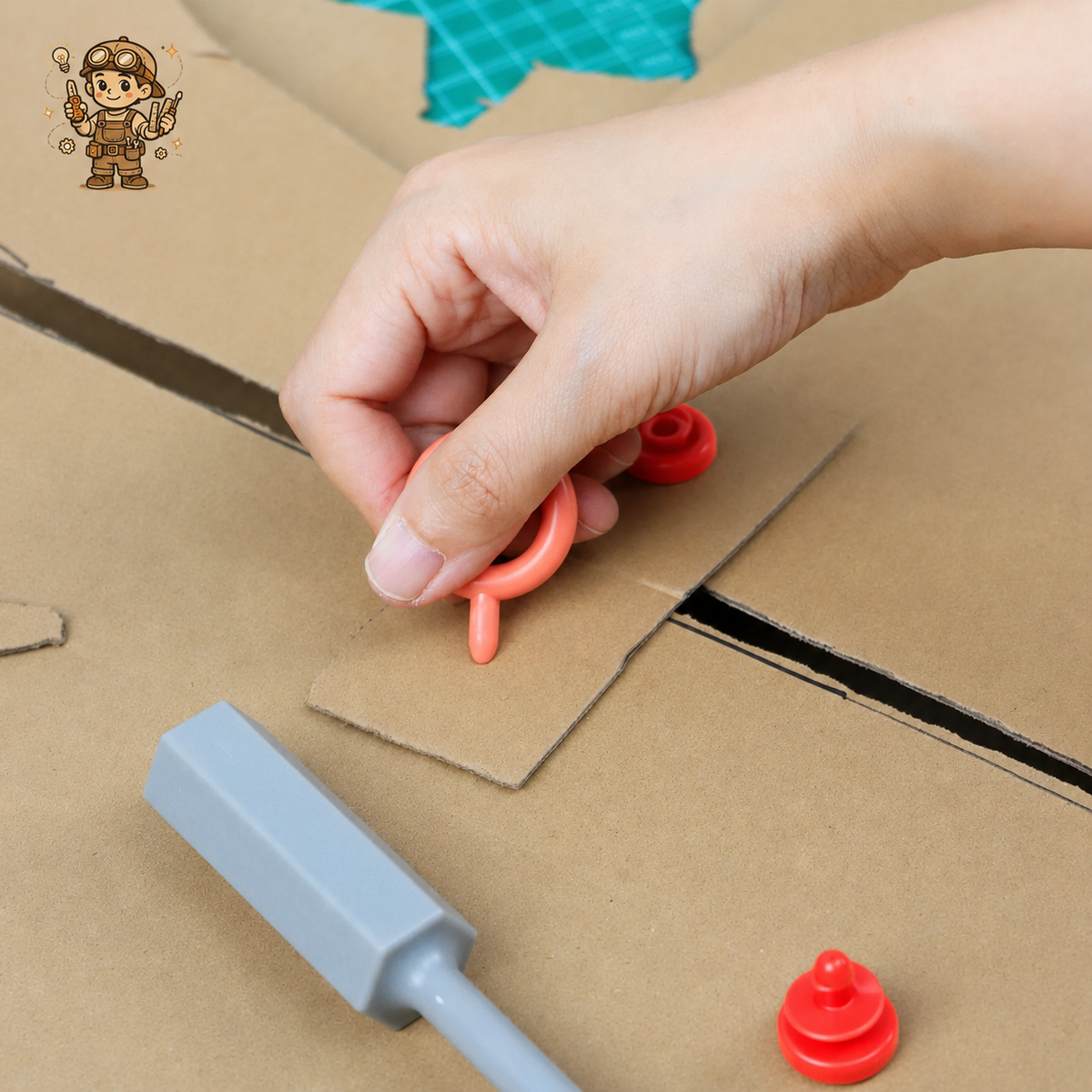 Kit Créateur Carton™ — Transforme les cartons de la maison en constructions géniales
