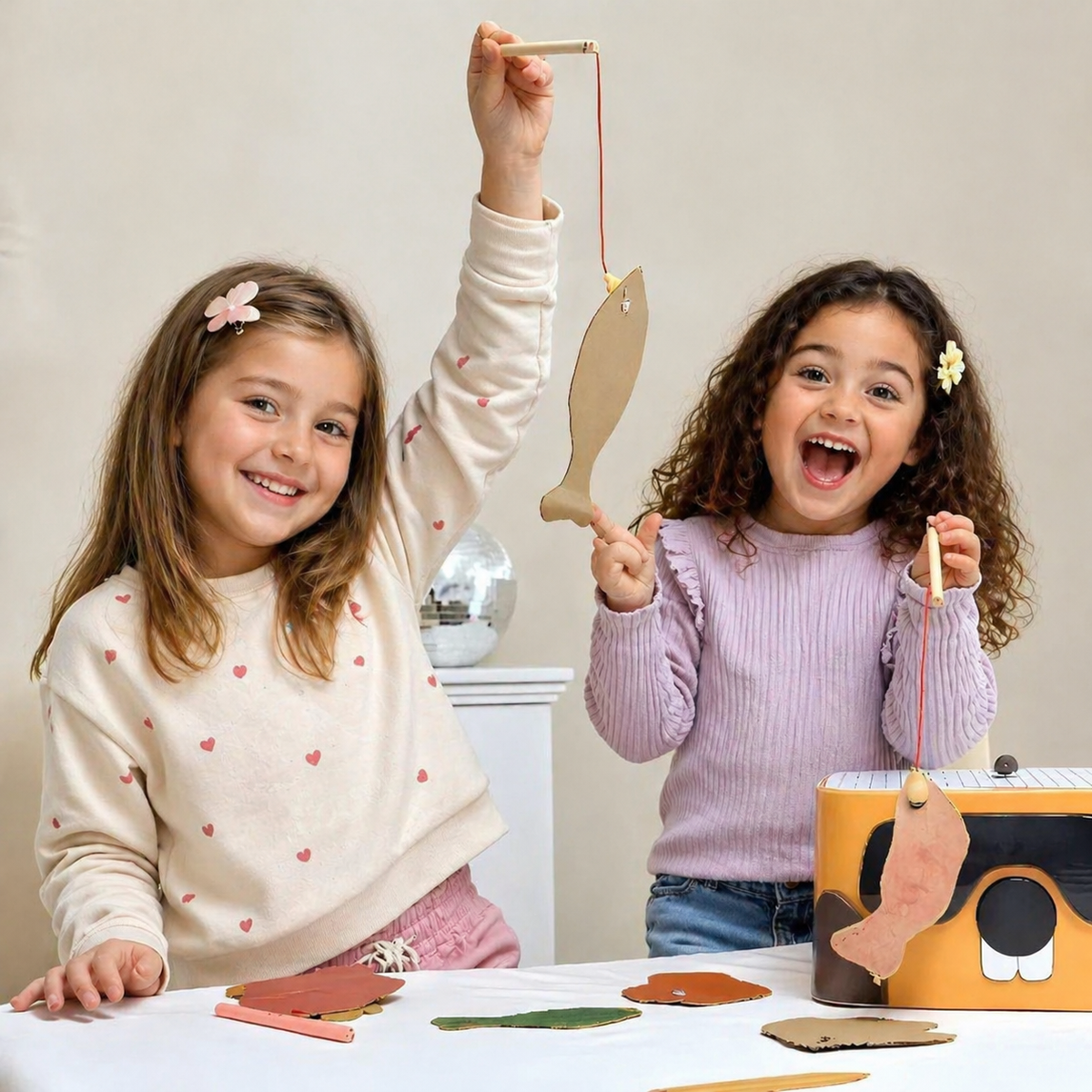 Kit Pêche Créatif™ — Jeu de Pêche en Carton à Fabriquer
