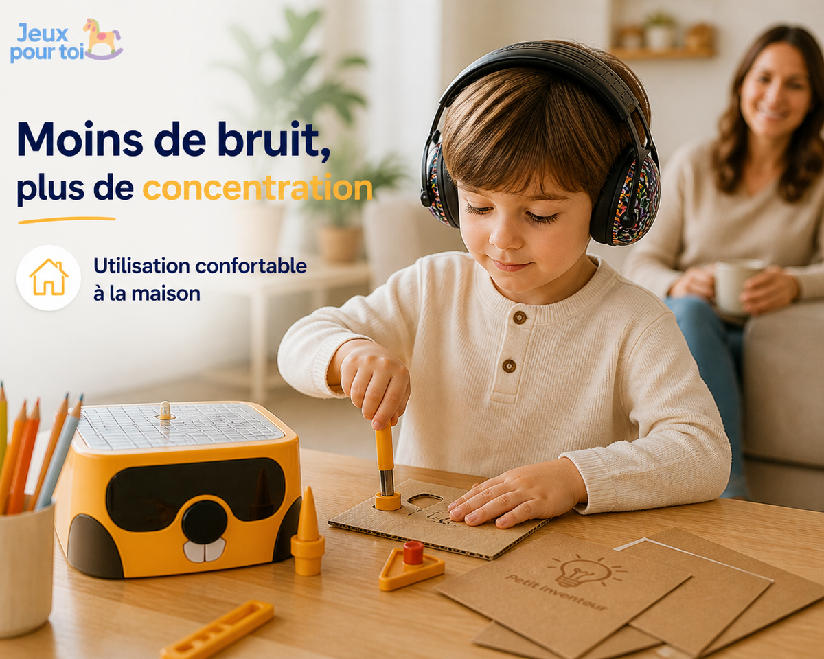 Casque anti-bruit enfant – Confort pendant l’activité