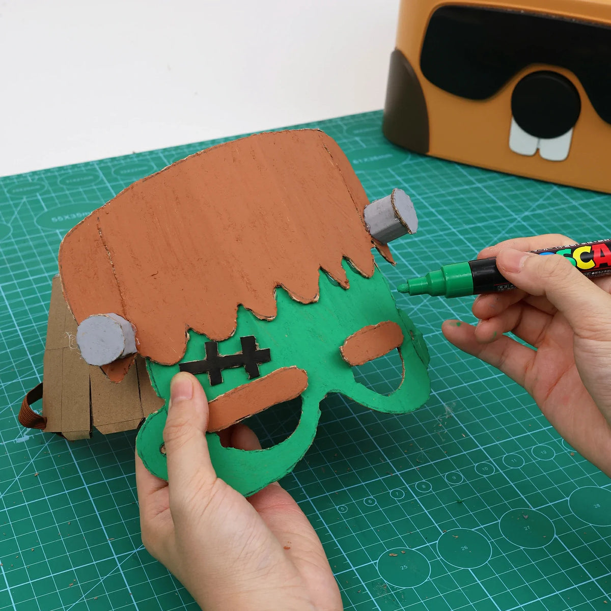 Visage de Monstre à Composer | Kit PDF | DIY Enfant 6-9 ans