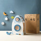 Jouet Montessori en bois Fusée – Éveil et imagination