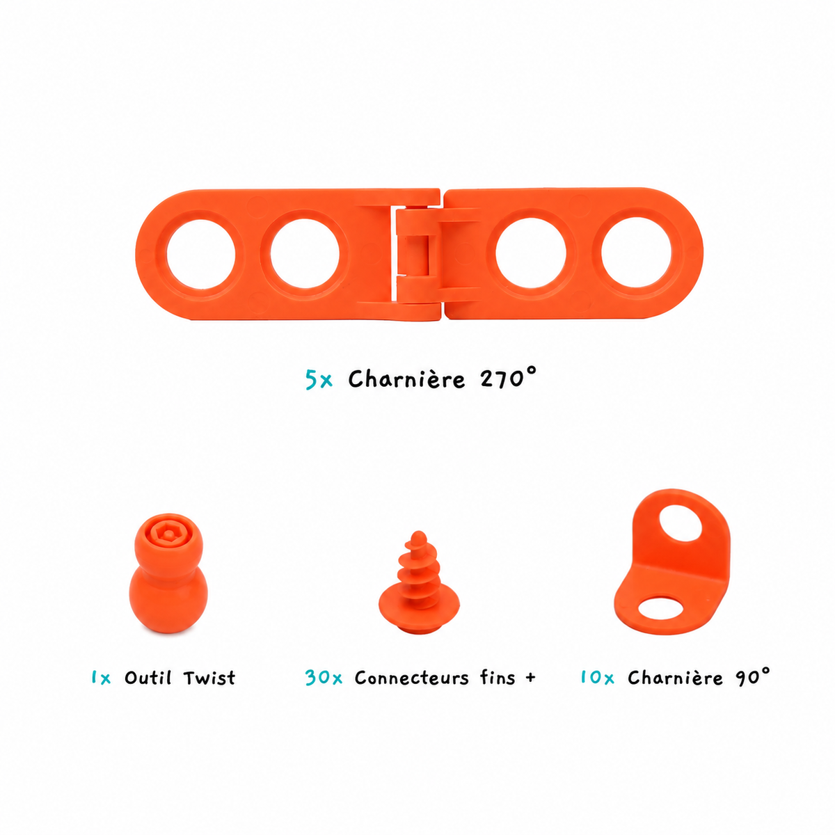 Kit Ingénieur Carton™ — Connecteurs Articulés pour Créer des Robots, Voitures et Machines en Carton
