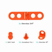 Kit Ingénieur Carton™ — Connecteurs Articulés pour Créer des Robots, Voitures et Machines en Carton