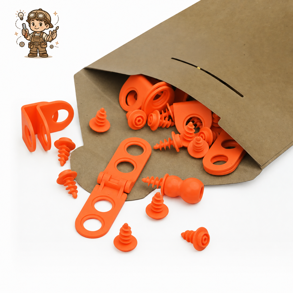 Kit Ingénieur Carton™ — Connecteurs Articulés pour Créer des Robots, Voitures et Machines en Carton