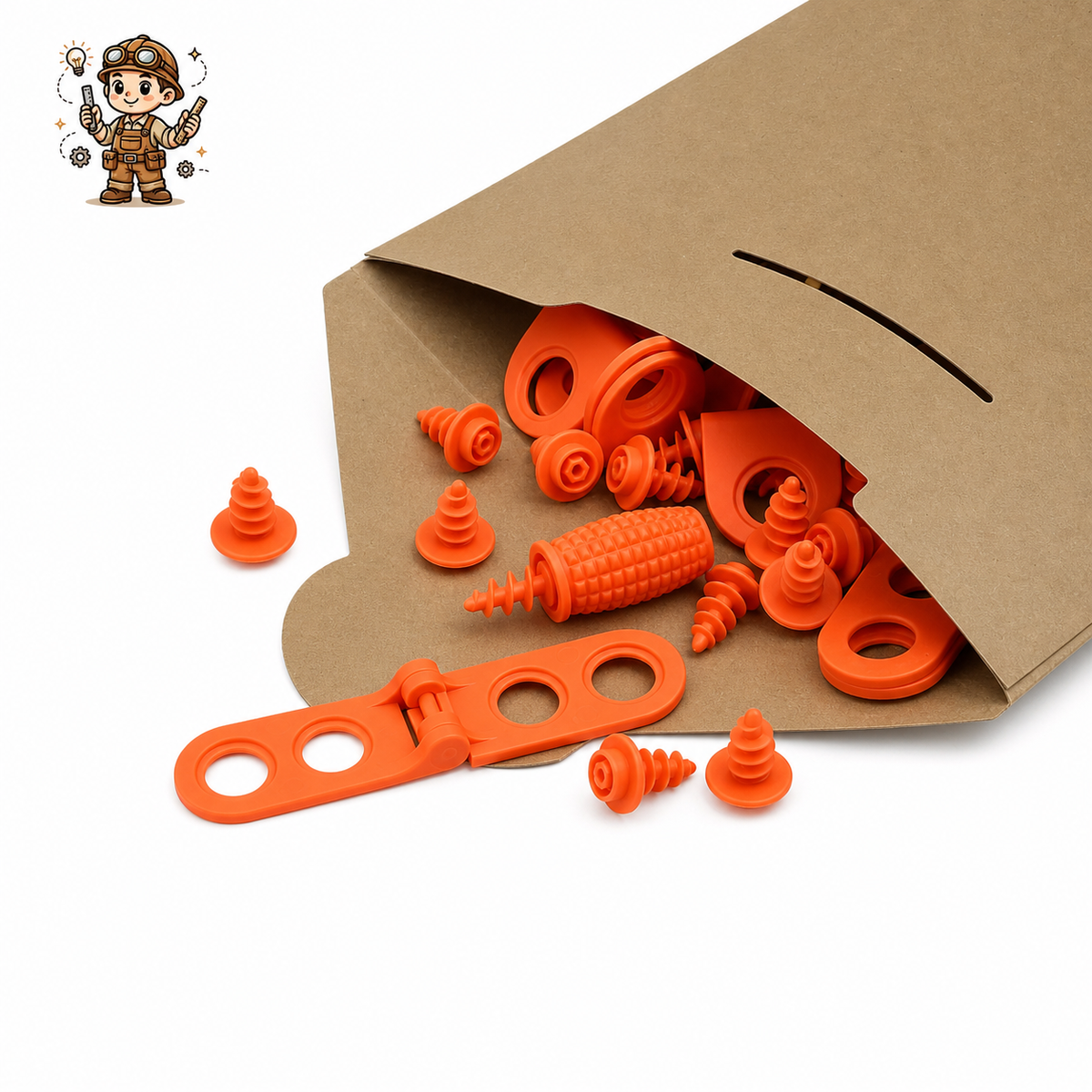 Kit Smart Carton™ — Connecteurs Malins pour Construire Plus Solide avec du Carton