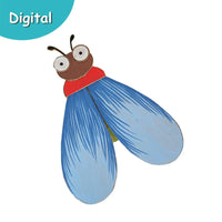 Libellule en Carton à Imprimer | Kit PDF | Insecte DIY Enfant