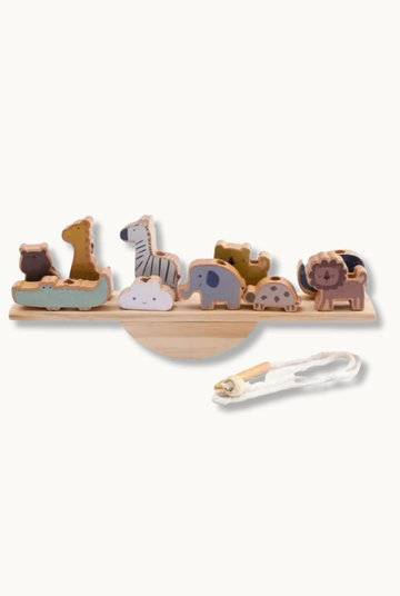 Jouet en Bois Bébé Équilibre Animaux – BalanceZoo Jeuxpourtoi™