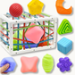 🧠 Cubes Sensoriels Bébé – Formes, Textures & Couleurs Éducatives | Jeuxpourtoi™