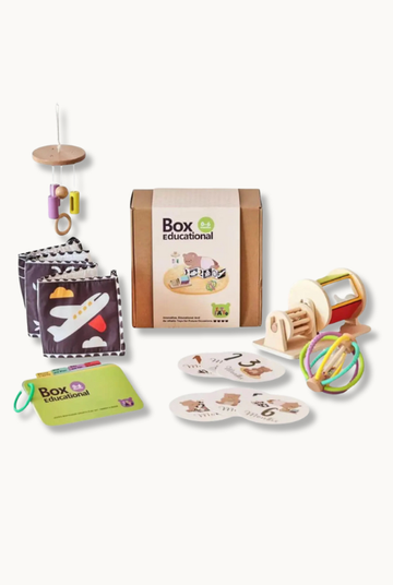 Coffret Jouet en Bois Bébé Montessori 0-6 mois – Bébé Box Jeuxpourtoi™