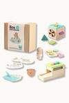 Coffret jouet en bois 9-12 mois – Bébé Éveil Jeuxpourtoi™