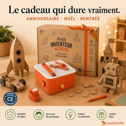 Petit Inventeur — La Scie à Carton 100% Sécurisée | JeuxPourToi™