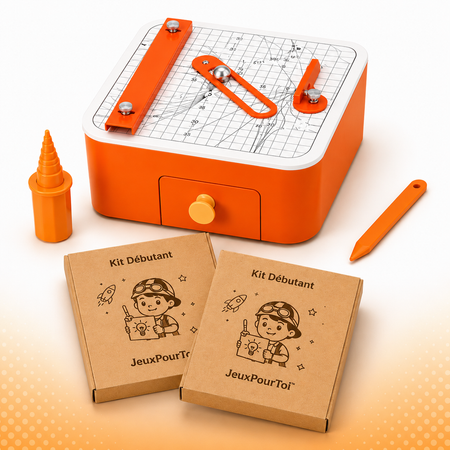 Le Petit Inventeur — Idée cadeau créative dès 4 ans | Coupe-carton sécurisé