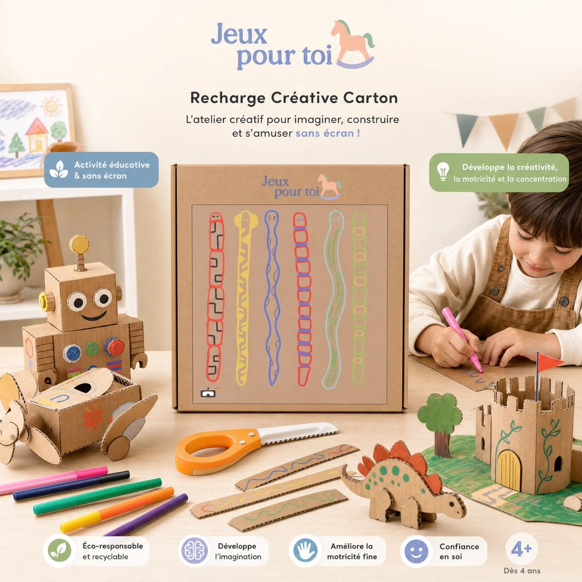 Recharge Créative Carton JeuxPourToi