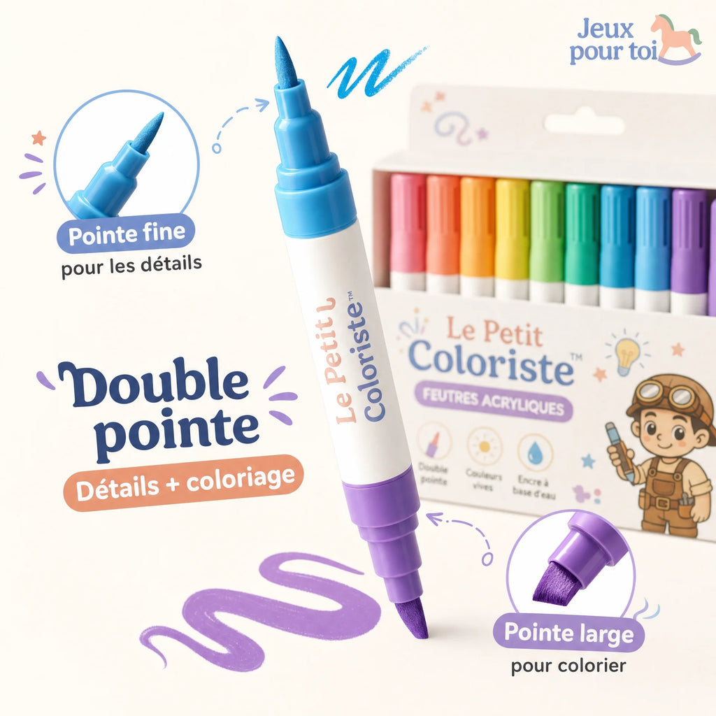 Le Petit Coloriste™ — Feutres Acryliques pour Décorer Ses Créations