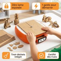 Petit Inventeur — La Scie à Carton 100% Sécurisée | JeuxPourToi™