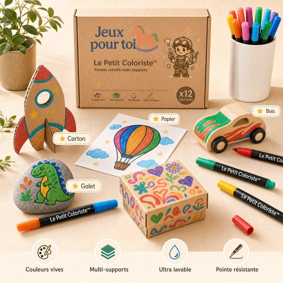 Le Petit Coloriste™ — Feutres Acryliques pour Décorer Ses Créations