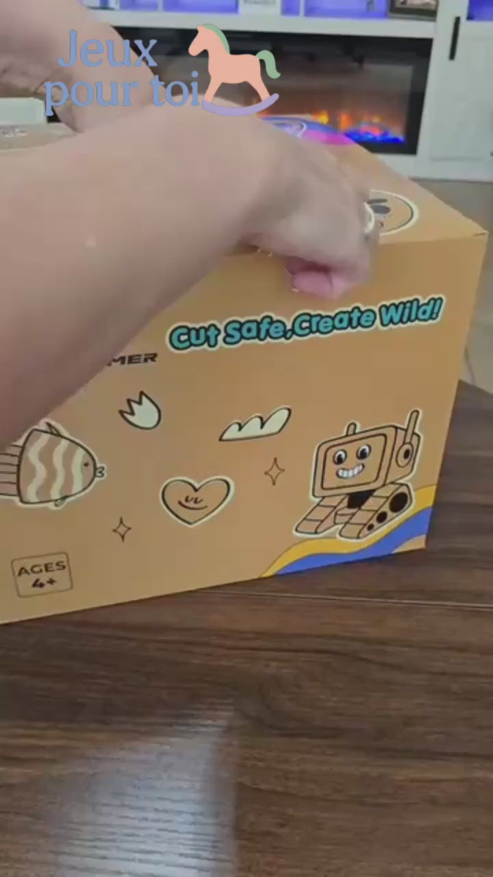 Petit Inventeur — La Scie à Carton 100% Sécurisée | JeuxPourToi™